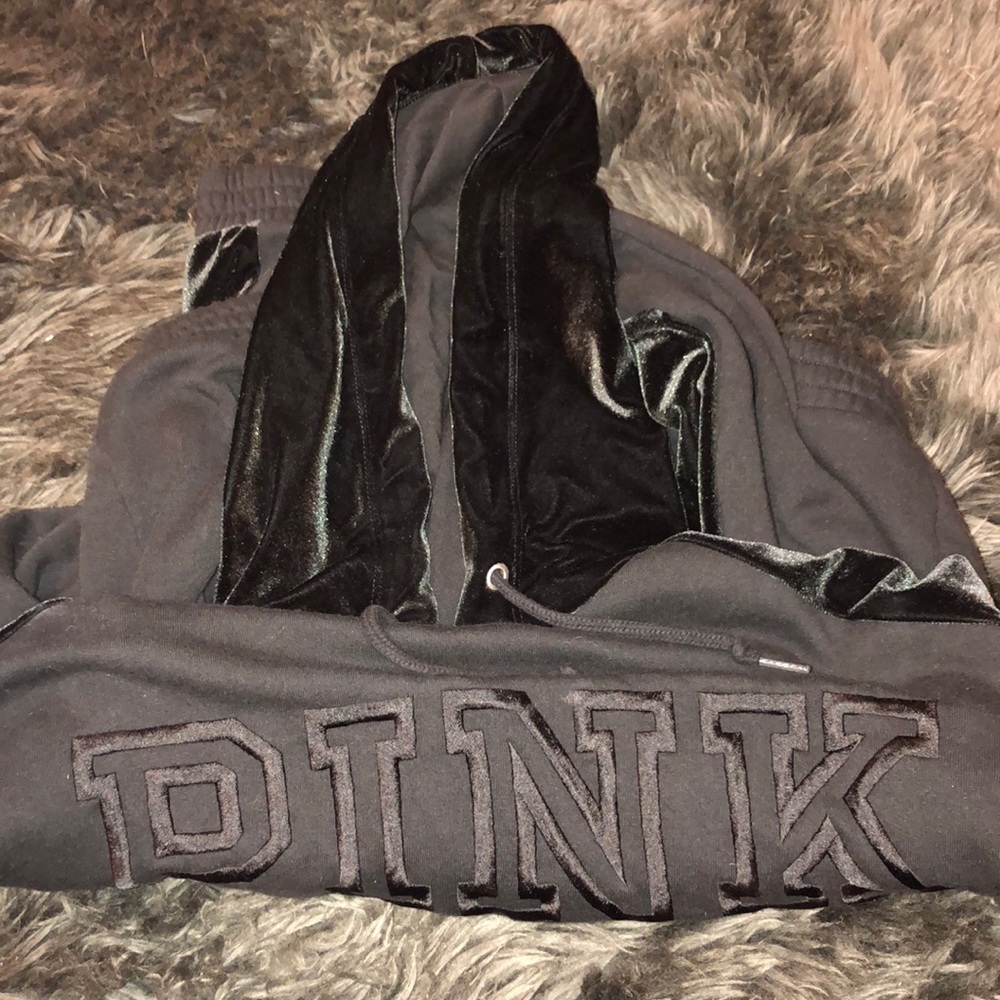VS Pink Crop Top Hoodie